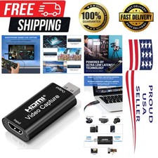 Compact 4K HDMI Capture Card - Ideal for Live Broadcasting & Video Conferencing picture