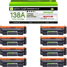8PC NEW CHIP W1380A Toner Cartridge for 138A HP LaserJet Pro 3001dw MFP 3101fdw picture