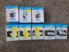 lot of 8 Onn HP 950XL Ink Cartridge Black Factory Sealed EXP 2025 sealed picture