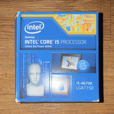 Intel Core i5-4670K 3.4GHz 4-Core LGA1150 Desktop BX80646I54670K. Heatsink Fan picture