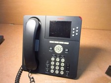 Avaya 9640G Black Gigabit IP Color VOIP Phone Telephone INCL HANDSET + STAND picture