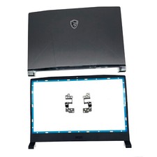 New For MSI Pulse GL66 Crosshair 15 MS-1581 MS-1583 Top Back Cover+Bezel Hinges picture