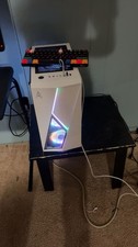 White Tower Desktop PC with RGB Lighting, Dedicated Graphics, Side Glass Panel picture