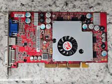 Vintage Retro Gaming ATI Radeon 9800 Pro 128MB DDR AGP 8x – P/N 102A0753400 picture