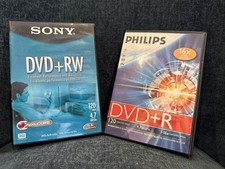 Sony DVD+RW & Philips DVD+R - 2 Discs Total picture