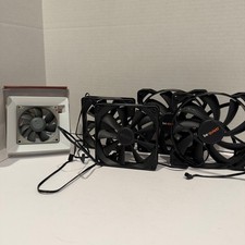 Set of 5 PC Case Fans: 1-Noctua NF-R8, 2-NZXT, 2-be quiet See description below picture