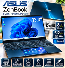 ASUS ZenBook UX334F Intel Core i5-10210U 8GB 512GB SSD Windows 11 Laptop PC picture