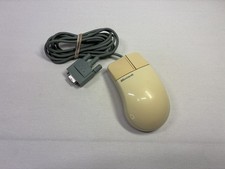 Microsoft Serial 2.0A Comfort 2 Button Roller Ball Mouse Genuine Vintage EUC 🐭 picture