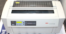 Oki Pacemark 4410 Workgroup Dot Matrix Printer + Print Server Card - Tested picture