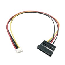 PH 2.0mm 4Pin to 15Pin HDD SATA Power Cable Adapter Cable SATA15Pin Female to 4P picture