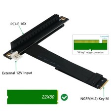M.2 NGFF NVMe  Key M to PCIe 3.0  X16 Extension Cable picture