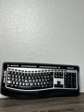 Microsoft 6000 V3 Wireless Laser Keyboard Desk Ergonomic Only Untested picture