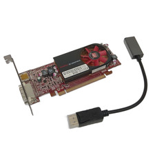 AMD ATI FirePro V3800 512MB DDR3 Full Profile GPU w/ DP to HDMI Adapter picture