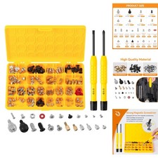150pc PC Computer Screw Kit M.2 NVMe SSD Standoff Mounting Set Motherboard Case picture