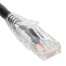 ICC ICPCST01BK 1ft CAT6 Patch Cord Black Low Profile picture
