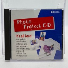 Vintage HP Photo Project CD ROM Windows 95 3.1 C4608-60012 Hewlett Packard 1997 picture