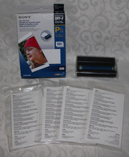 Sony Color Print Pack DPP-F Printer Paper DPP-FP50 Photo Printer & Extras NEW picture