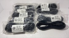 *NOS*LOT OF (9) Dell 0T8729 IEC C13 to C14 Server Power Jumper Cables Cords picture