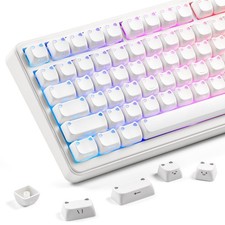Pink Ice Cream MOG Profile PBT Keycaps Set 138 Keys Mechanical Gaming Board picture