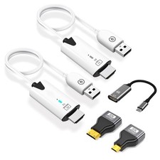 Wireless HDMI Transmitter and Receiver, Portable 1080P Wireless HDMI Extender... picture
