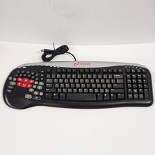 Zboard MERC KU-0453 USB Gaming Keyboard w/ Dedicated Gamepad – Black/Silver picture