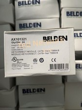 24-QTY/box  Belden AX101321 Category 6 KeyConnect RJ45 Jack Module black NEW picture