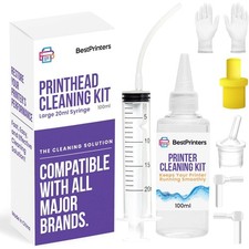 Universal Inkjet Printer Head Cleaning Kit with 20ml Syringe & 100ml Fluid picture