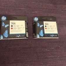 Genuine HP 744 Photo Black/Cyan DesignJet Printhead, F9J88A, New Exp MAR 2028 picture