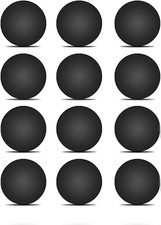 12 Pcs Laptop Rubber Feet 0.575 inch Non-Slip Replacement Bottom Case Feet picture