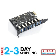 Versatile 7-Port USB 3.0 to PCIe Expansion Card - Compatible with Windows 11/10 picture