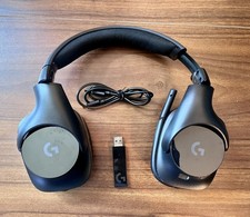 Logitech G533 Wireless Surround Gaming Headset With Dongle Tested Works picture