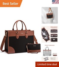 Stylish Waterproof Laptop Bag for Women 15.6 Inch - Perfect for Work & Travel picture