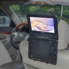Car Headrest Mount Holder Adjustable for Standard Portable DVD Player 7-10 Inch picture