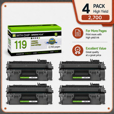 4PK CRG119 119 Toner Cartridge for Canon ImageClass MF414dw MF416dw MF419dw picture