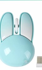 Rabbit Wireless Mouse, Cute Animal Bunny Shape Kawaii Mouse Silent picture