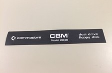 Vintage COMMODORE CBM 2040 Dual Drive Floppy Disk Decal Sticker picture