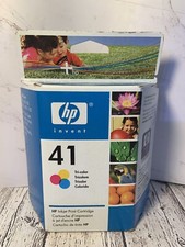 HP Inkjet 41 Tri-Color Ink Printer Cartridge Sealed Original Packaging New picture
