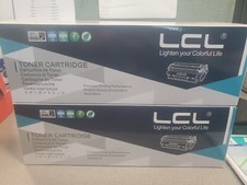 LCL Toner Cartridge Black- Open Box- 2 TONERS picture