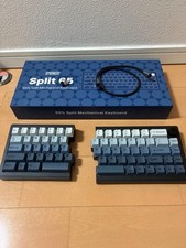 Epomaker Split65 Mechanical Keyboard Us Layout Blue Gradient Volume Knob picture
