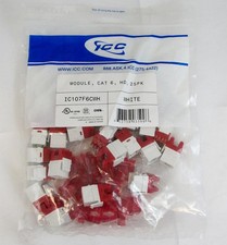ICC Module Cat 6 Hd 25pk White TDICC-IC107F6CWH Garden Improvement Definition picture
