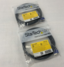 Lot 2 Startech 6ft High Resolution VGA HD15 Video Monitor Cable Male-Male picture
