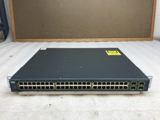 WS-C3560-48PS-S V05 Cisco Catalyst 3560 48-Port PoE Network Switch w/ Rack Ears picture