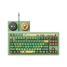 8Bitdo Retro 87 Mechanical Keyboard for Windows PC & Android, Forest Wonder picture