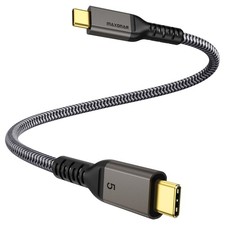 Maxonar 80Gbps Thunderbolt 5 Cable 1.6FT [Desktop-First], 240W PD 3.1 picture