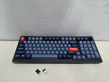 Keychron - V5 Max 96% Custom Wireless RGB Mechanical Keyboard Red Switch - Black picture
