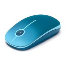VssoPlor Wireless Mouse, 2.4G Slim Computer 4.7 x 2.6 inch, Gradient Blue picture