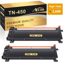 2 PK TN450 Toner Compatible with Brother TN450 High Yield MFC-7860DW Printer picture