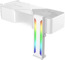 DS White RGB Graphics Card GPU Support Bracket, Single Slot Cards, Support Vi... picture