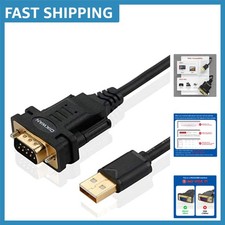 FTDI USB to RS232 Cable - Dependable 6ft Male DB9 Adapter for Legacy Devices picture