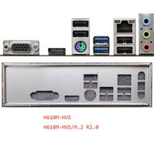 For ASRock H610M-HVS,H610M-HVS/M.2 R2.0 I/O Shield BackPlate Blende Bracket picture